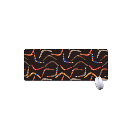 Australian Boomerang Pattern Print Extended Mouse Pad