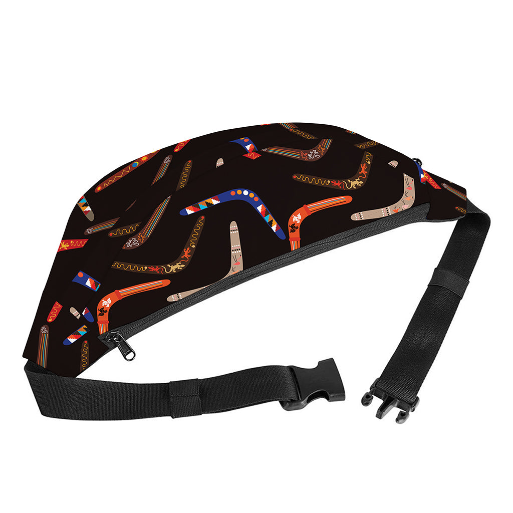 Australian Boomerang Pattern Print Fanny Pack
