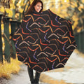 Australian Boomerang Pattern Print Foldable Umbrella