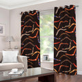 Australian Boomerang Pattern Print Grommet Curtains
