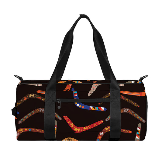 Australian Boomerang Pattern Print Gym Bag