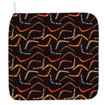 Australian Boomerang Pattern Print Hand Towel