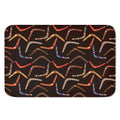 Australian Boomerang Pattern Print Indoor Door Mat
