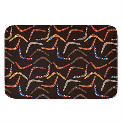 Australian Boomerang Pattern Print Indoor Door Mat
