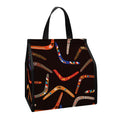 Australian Boomerang Pattern Print Insulated Lunch Tote