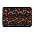 Australian Boomerang Pattern Print Kitchen Mat