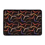 Australian Boomerang Pattern Print Kitchen Mat
