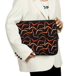 Australian Boomerang Pattern Print Laptop Sleeve