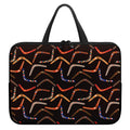 Australian Boomerang Pattern Print Laptop Sleeve With Handle