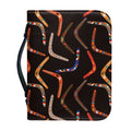 Australian Boomerang Pattern Print Leather Bible Cover