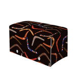 Australian Boomerang Pattern Print Leather Tissue Box Cover