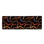 Australian Boomerang Pattern Print Long Kitchen Mat