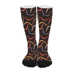 Australian Boomerang Pattern Print Long Socks