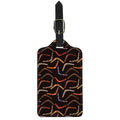 Australian Boomerang Pattern Print Luggage Tag