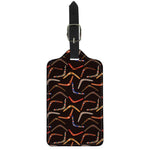 Australian Boomerang Pattern Print Luggage Tag