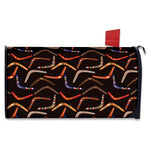 Australian Boomerang Pattern Print Mailbox Cover