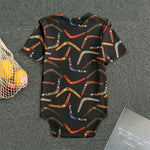 Australian Boomerang Pattern Print Men's Bodysuit