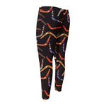 Australian Boomerang Pattern Print Men's Compression Pants