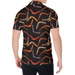 Australian Boomerang Pattern Print Men's Shirt