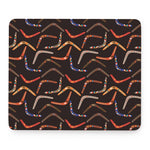 Australian Boomerang Pattern Print Mouse Pad