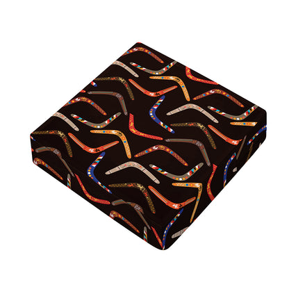 Australian Boomerang Pattern Print Outdoor Seat Cushion Cover