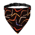 Australian Boomerang Pattern Print Over The Collar Dog Bandana