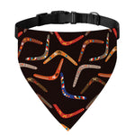 Australian Boomerang Pattern Print Over The Collar Dog Bandana