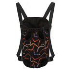 Australian Boomerang Pattern Print Pet Carrier Backpack