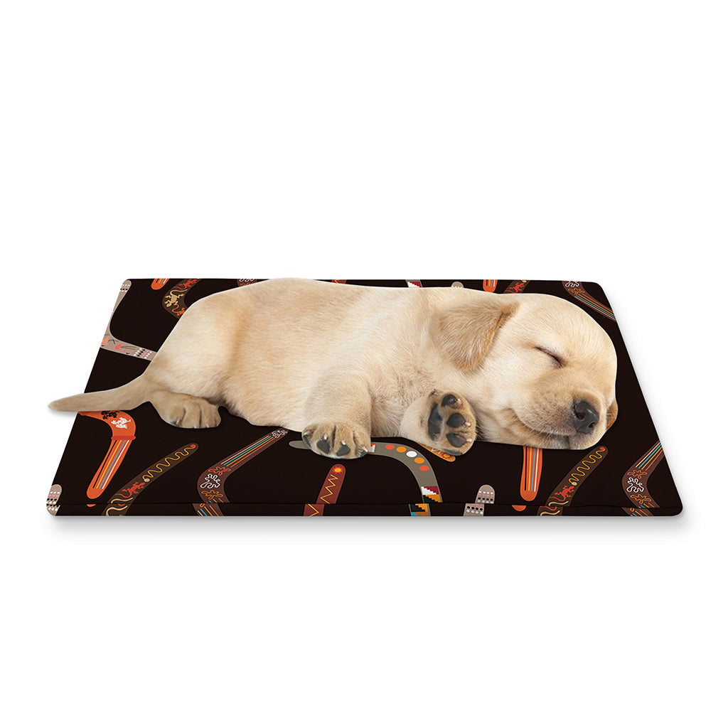 Australian Boomerang Pattern Print Pet Cooling Mat Cover