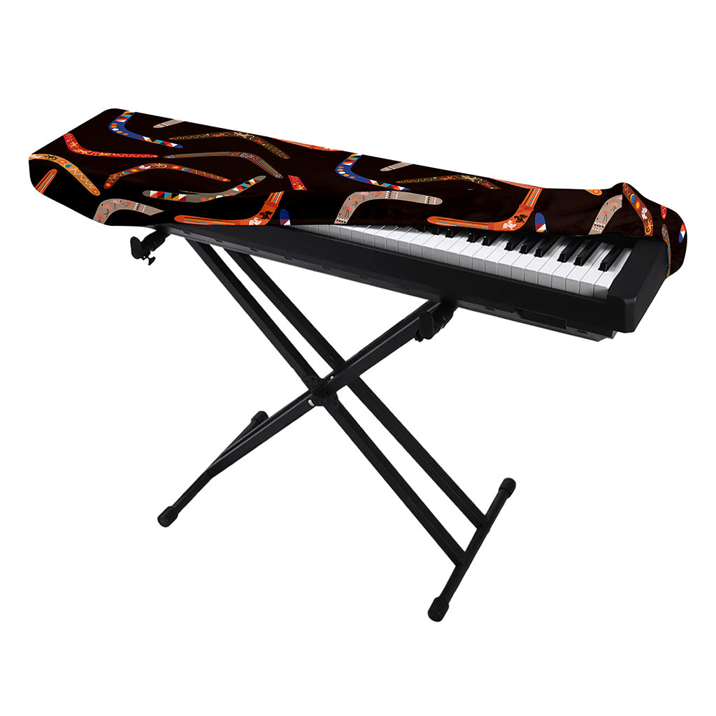 Australian Boomerang Pattern Print Piano Keyboard Cover