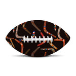 Australian Boomerang Pattern Print Rugby Ball