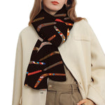 Australian Boomerang Pattern Print Scarf