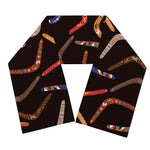 Australian Boomerang Pattern Print Scarf