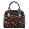 Australian Boomerang Pattern Print Shoulder Handbag