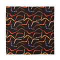 Australian Boomerang Pattern Print Silk Bandana