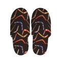 Australian Boomerang Pattern Print Slippers