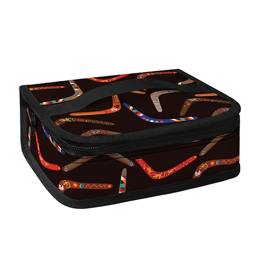 Australian Boomerang Pattern Print Small Lunch Bag