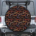 Australian Boomerang Pattern Print Tire Cover