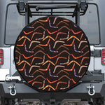 Australian Boomerang Pattern Print Tire Cover