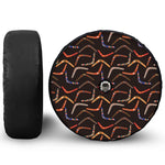 Australian Boomerang Pattern Print Tire Cover With Camera Hole