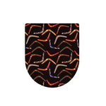 Australian Boomerang Pattern Print Toilet Lid Cover