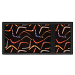 Australian Boomerang Pattern Print Trifold Wallet