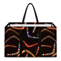 Australian Boomerang Pattern Print Utility Tote Bag
