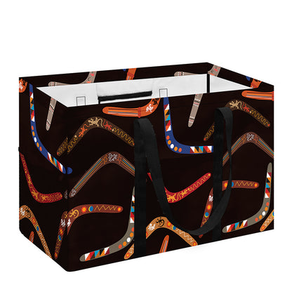 Australian Boomerang Pattern Print Utility Tote Bag