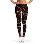 Australian Boomerang Pattern Print Women's Leggings