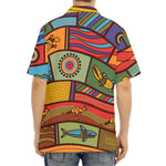 Australian Ethnic Pattern Print Aloha Shirt