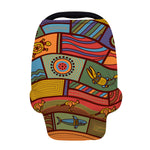 Australian Ethnic Pattern Print Baby Seat Cover