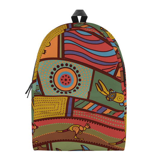Australian Ethnic Pattern Print Backpack