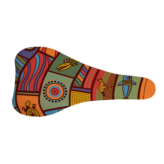 Australian Ethnic Pattern Print Bicycle Seat Cover
