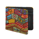 Australian Ethnic Pattern Print Bifold Wallet